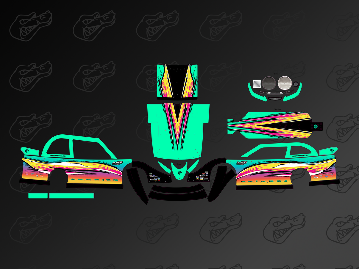 "Splash" Losi 22 Late Model Wrap My Store