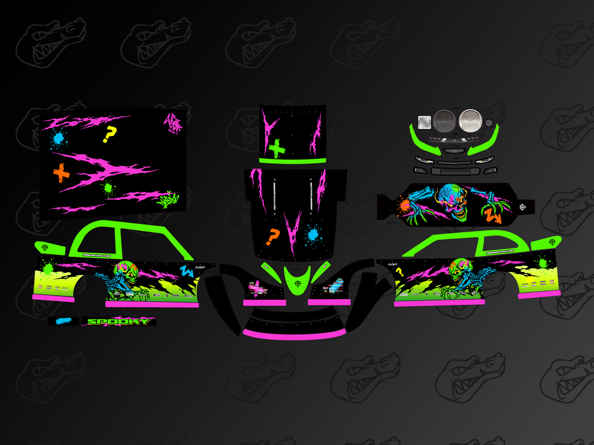"Spooky" Losi 22 Late Model Wrap My Store