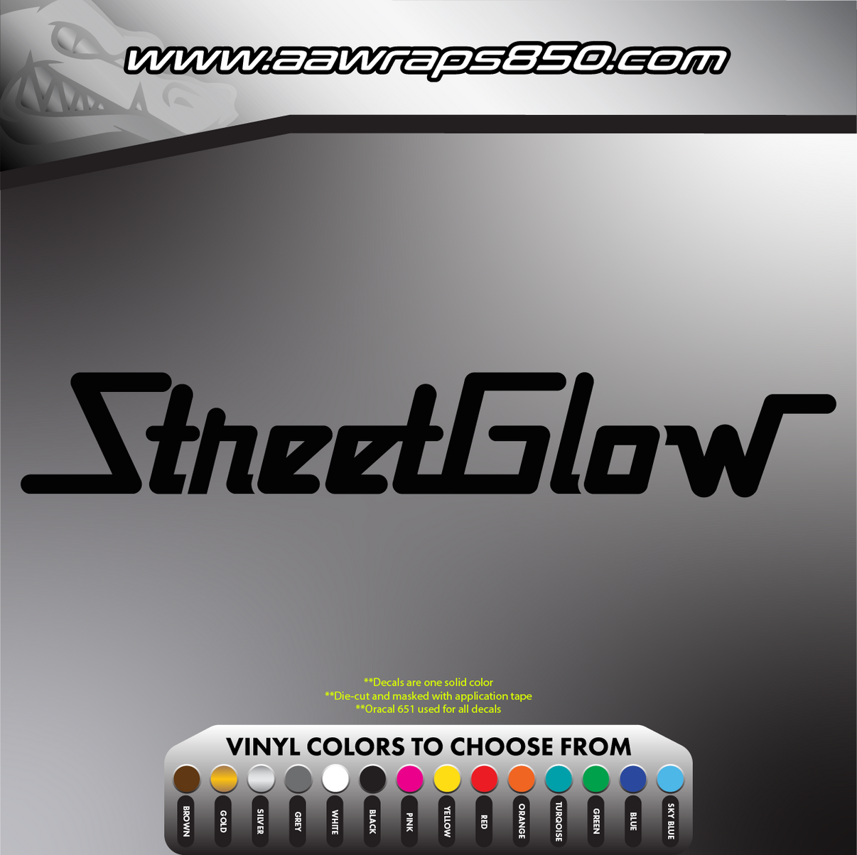 StreetGlow Decal AAW