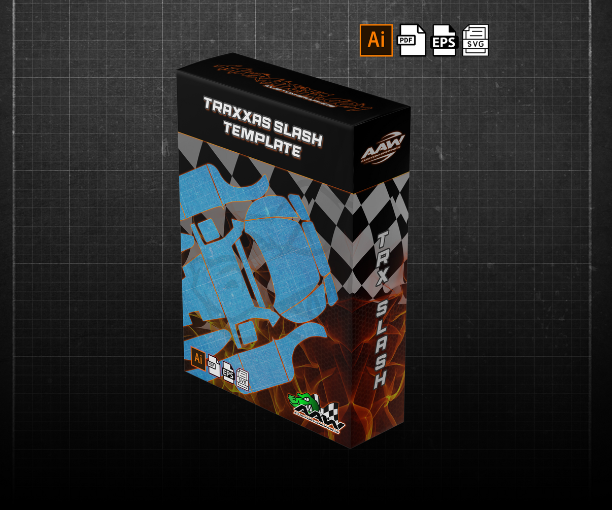 R/C Traxxas Wrap Template "Slash" AAW