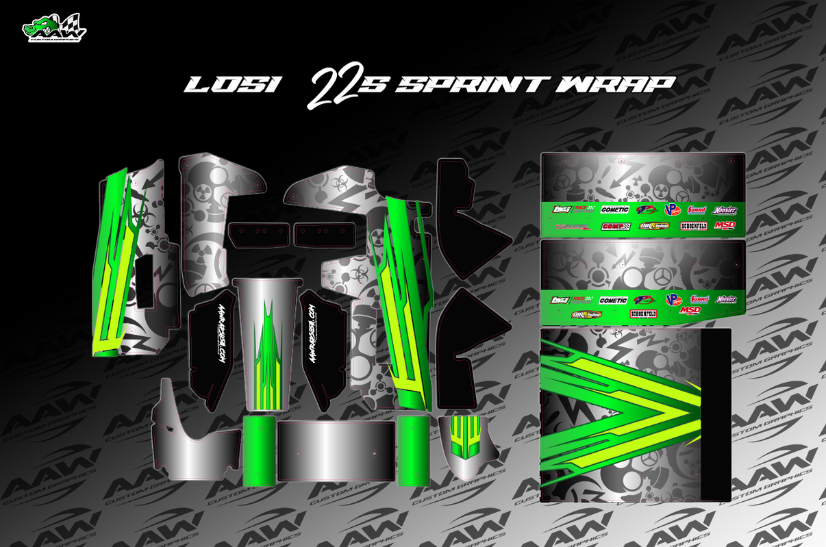 "Toxic" Losi 22s Wrap AAW