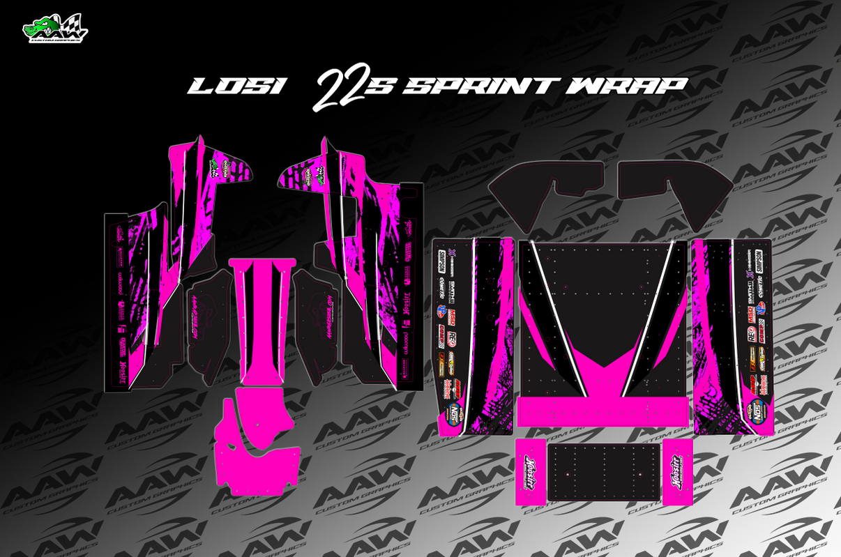 "Treadmark" Losi 22s Wrap AAW