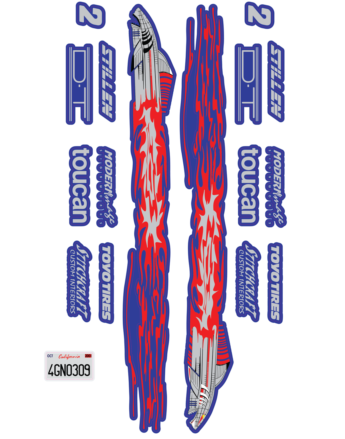Vinc Drift Decal Set AAW