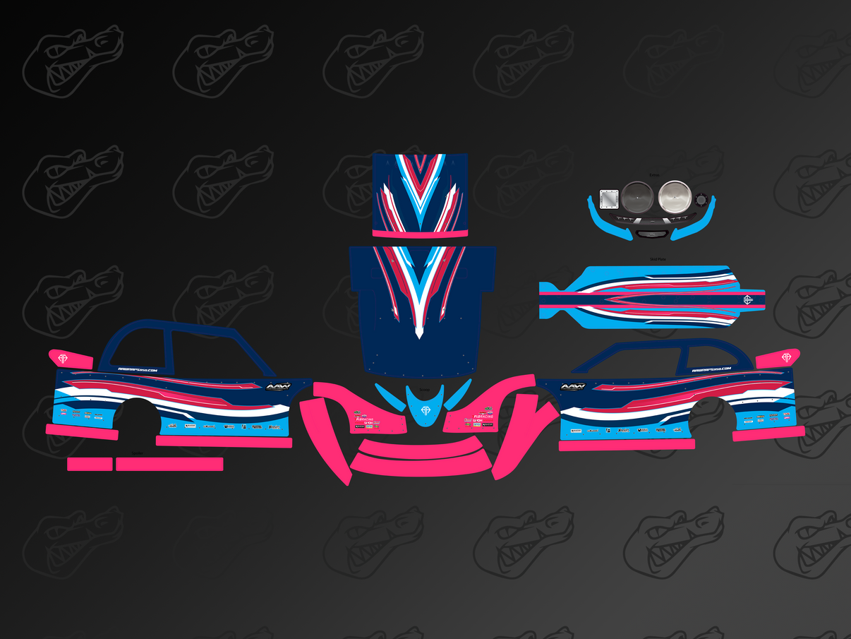 "Wavy" Losi 22 Late Model Wrap My Store