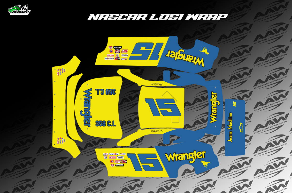 "Wrangler" Losi 1/12 Nascar Wrap My Store
