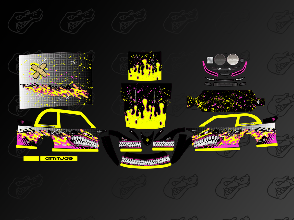 "Attitude" Losi 22 Late Model Wrap My Store