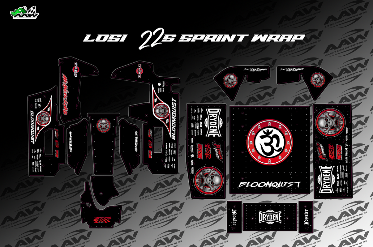 "Bloomer" Losi 22s Wrap AAW