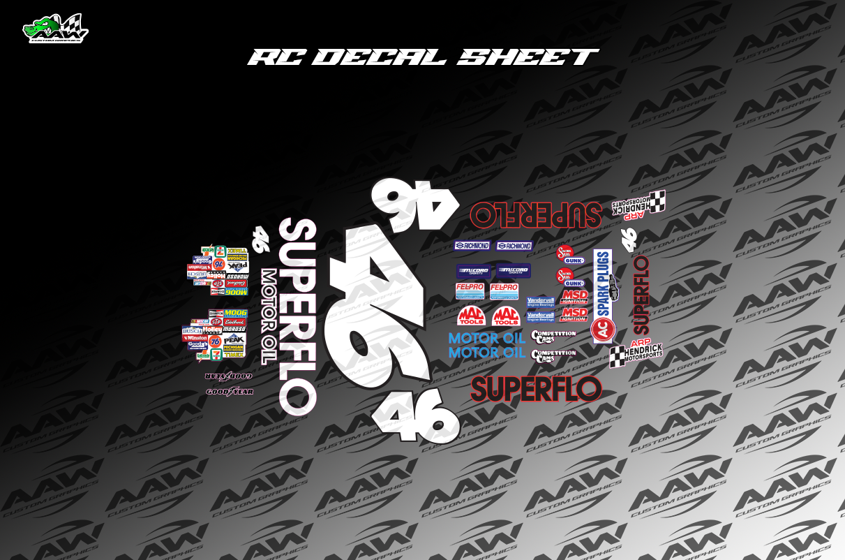 R/C Decal Sheet