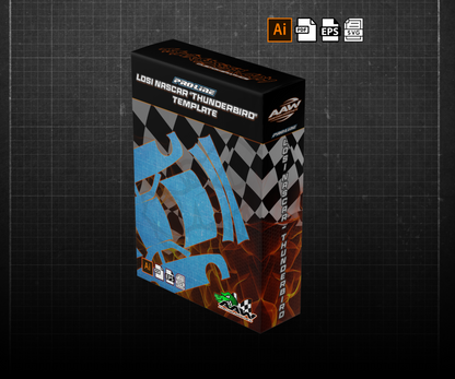 Losi Nascar "Pro-Line Thunderbird" Wrap Template AAW